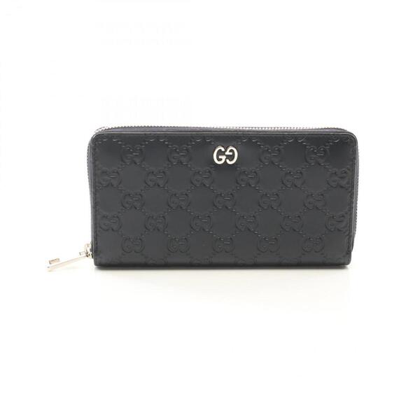 GUCCI Navy Leather Wallet